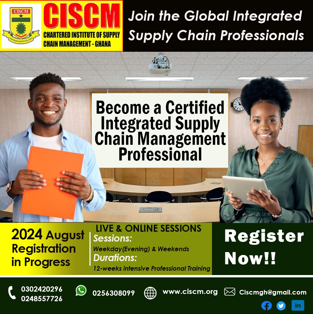 Read more about the article Upcoming Certified Ingegrated Supply Chain Taining, August 2024.